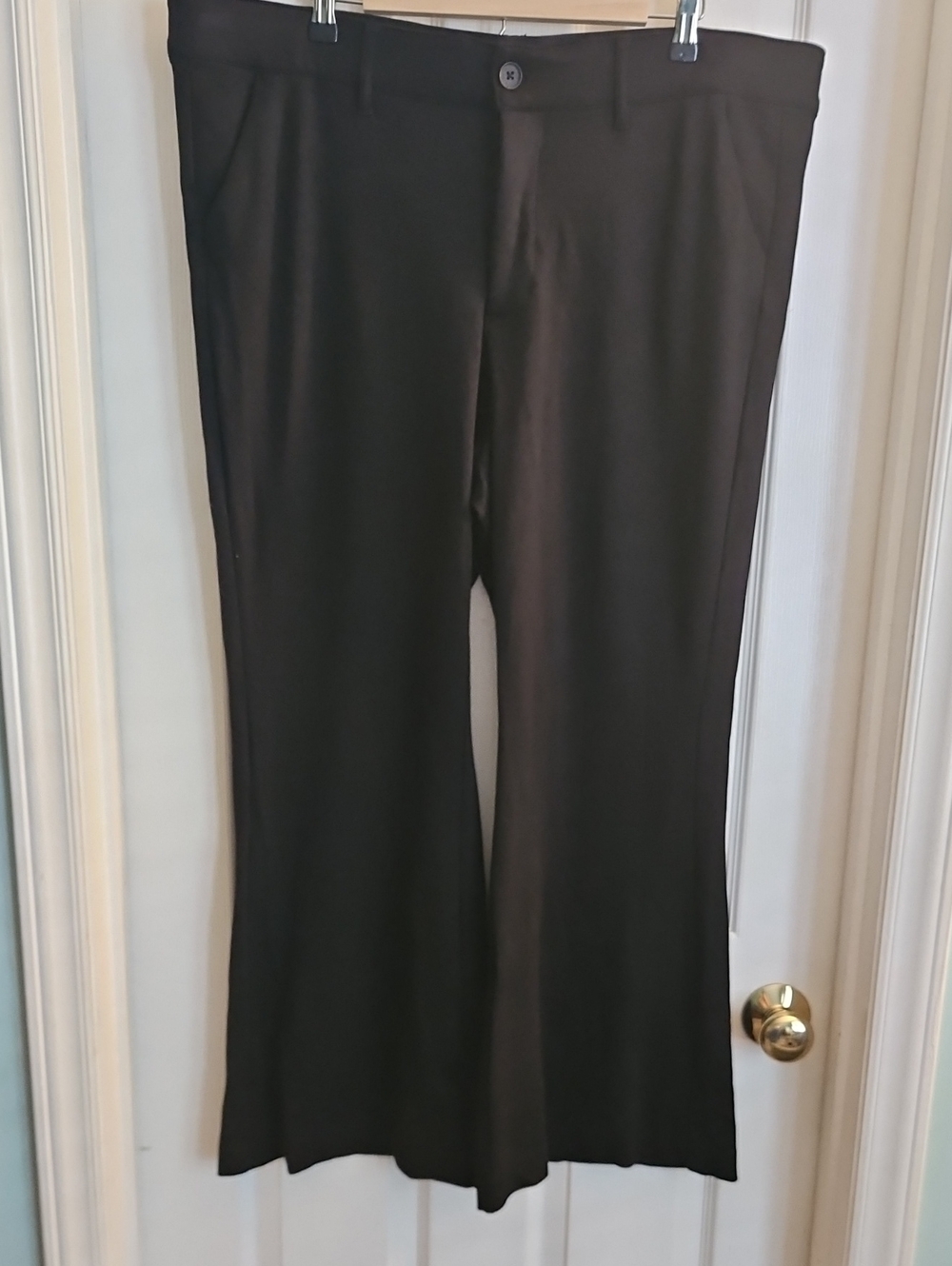Torrid 20 TALL Classic Black Wide-Leg/FLARE/BELL BOTTOM Dress Pants - Women